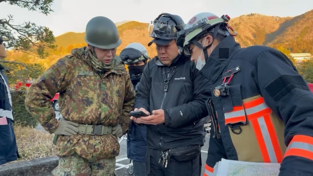 TBS NEWS DIGにて、扇山（上野原・大月）林野火災でのドローン活用の様子が報じられました。